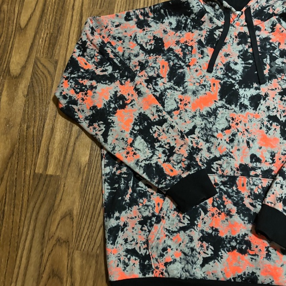 Under Armour * Pullover Sweatshirt Hoodie * Orange Rival Fleece Cloud * Size L - Picture 5 of 9